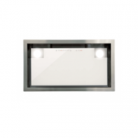 CATA Hood GC DUAL A 75 XGWH /D Canopy, Width 75 cm, 820 m /h, White glass/stainless steel, Energy efficiency class A, 65 dB