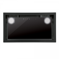 CATA Hood GC DUAL A 45 XGBK/D Canopy, Width 45 cm, 820 m /h, Black glass, Energy efficiency class A, 65 dB