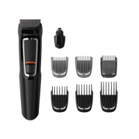 Philips Warranty 24 month(s), stubble combs (1,2 mm) , 1 adjustable beard comb (3-7 mm) and 3 hair combs (9,12,16 mm)., 8-in-1 t