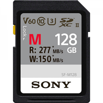 Sony 128 GB SF-M Series UHS-II SD Memory Card Sony 128 GB SF-M Series UHS-II SD Memory Card