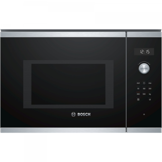 Bosch Microwave Oven BFL554MS0 Built-in, 31.5 L, Retractable, Rotary knob, Start button, Touch Control, 900 W, Stainless steel, Bosch Microwave Oven BFL554MS0 Built-in, 31.5 L, Retractable, Rotary knob, Start button, Touch Control, 900 W, Stainless steel,