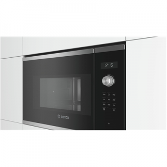 Bosch Microwave Oven BFL554MS0 Built-in, 31.5 L, Retractable, Rotary knob, Start button, Touch Control, 900 W, Stainless steel, Bosch Microwave Oven BFL554MS0 Built-in, 31.5 L, Retractable, Rotary knob, Start button, Touch Control, 900 W, Stainless steel,