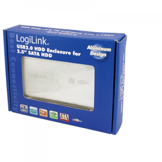 Logilink Enclosure 2.5 inch S-ATA HDD USB 2.0 Alu 2.5