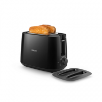 Philips Daily collection toaster HD2582/90 Black, Plastic, 900 W, Number of slots 2, Number of power levels 8, Bun warmer includ Philips Daily collection toaster HD2582/90 Black, Plastic, 900 W, Number of slots 2, Number of power levels 8, Bun warmer includ