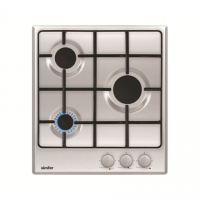 Simfer Hob H4.300.VGRIM Gas, Number of burners/cooking zones 3, Rotary knobs, Inox,