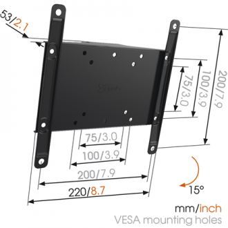 Vogels Wall mount, MA2010-A1 Tilt, Tilt, 26-40 Vogels Wall mount, MA2010-A1 Tilt, Tilt, 26-40
