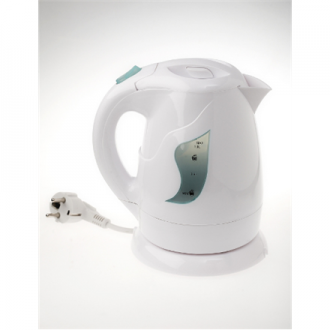 Adler AD 08 Standard kettle, Plastic, White, 850 W, 1 L, 360 rotational base