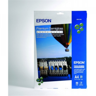 Epson Premium Semigloss Photo Paper, DIN A4, 251g/m , 20 Sheets A4