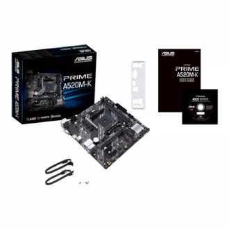 Asus PRIME A520M-K Processor family AMD, Processor socket AM4, DDR4, Memory slots 2, Supported hard disk drive interfaces M.2, S Asus PRIME A520M-K Processor family AMD, Processor socket AM4, DDR4, Memory slots 2, Supported hard disk drive interfaces M.2, S