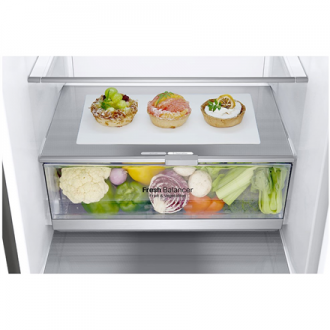 LG Refrigerator GBB71PZDMN Energy efficiency class E, Free standing, Combi, Height 186 cm, No Frost system, Fridge net capacity 