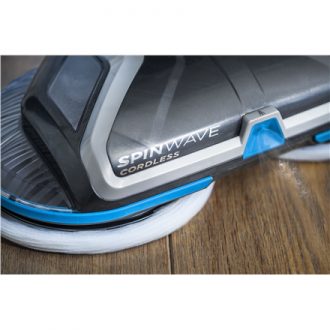 Bissell Mop SpinWave Cordless operating, Washing function, Operating time (max) 20 min, Lithium Ion, 18 V, Blue/Titanium