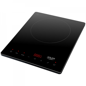 Adler Hob AD 6513 Number of burners/cooking zones 1, LCD Display, Black, Induction Adler Hob AD 6513 Number of burners/cooking zones 1, LCD Display, Black, Induction