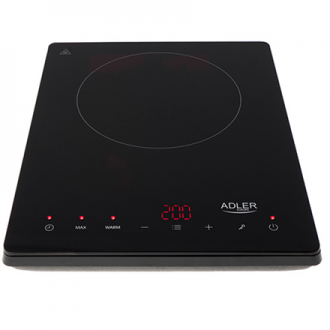 Adler Hob AD 6513 Number of burners/cooking zones 1, LCD Display, Black, Induction Adler Hob AD 6513 Number of burners/cooking zones 1, LCD Display, Black, Induction
