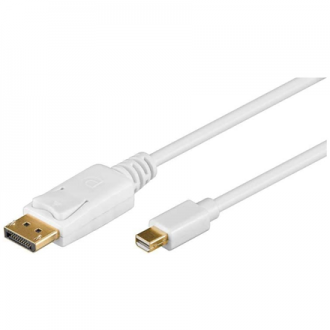 Goobay Mini DisplayPort adapter cable 1.2 52858 1 m, Gold-Plated connectors