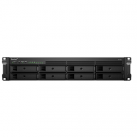 Synology Rack NAS RS1221+ Up to 8 HDD/SSD Hot-Swap, Ryzen V1500B Quad Core, Processor frequency 2.2 GHz, 4 GB, DDR4, RAID 0,1,5,