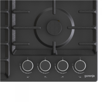 Gorenje Hob GW642AB Gas, Number of burners/cooking zones 4, Mechanical, Black Gorenje Hob GW642AB Gas, Number of burners/cooking zones 4, Mechanical, Black