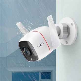 TP-LINK Outdoor Security Wi-Fi Camera C310 Bullet, 3 MP, 3.89 mm, IP66, H.264, MicroSD