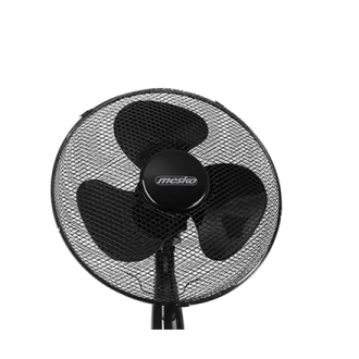 Mesko Fan MS 7311 Stand Fan, Number of speeds 3, 45 W, Oscillation, Diameter 40 cm, Black