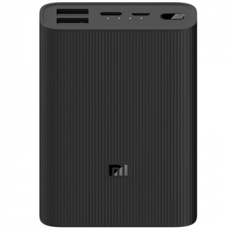 Xiaomi Mi Power Bank 3 Ultra Compact 10000 mAh, Black