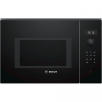 Bosch Microwave Oven BFL554MB0 31.5 L, Retractable, Rotary knob, Start button, Touch Control, 900 W, Black, Built-in, Defrost fu