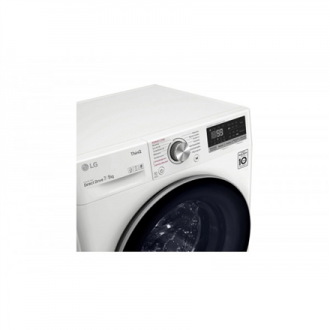 LG Washing Machine With Dryer F2DV5S7S1E Energy efficiency class D, Front loading, Washing capacity 7 kg, 1200 RPM, Depth 46 cm,