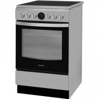 INDESIT Cooker IS5V8CHX/E Hob type Vitroceramic, Oven type Electric, Stainless steel, Width 50 cm, Grilling, Electronic, 57 L, D