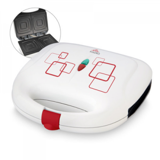 ETA Sandwich maker Kvadro ETA415390000 700 W, Number of plates 1, Number of pastry 2, White ETA Sandwich maker Kvadro ETA415390000 700 W, Number of plates 1, Number of pastry 2, White