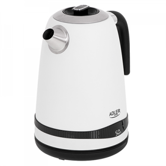 Adler Kettle AD 1295w Electric, 2200 W, 1.7 L, Stainless steel, 360 rotational base, White Adler Kettle AD 1295w Electric, 2200 W, 1.7 L, Stainless steel, 360 rotational base, White