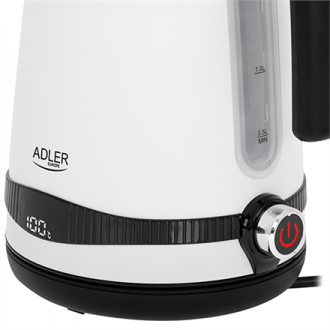 Adler Kettle AD 1295w Electric, 2200 W, 1.7 L, Stainless steel, 360 rotational base, White Adler Kettle AD 1295w Electric, 2200 W, 1.7 L, Stainless steel, 360 rotational base, White