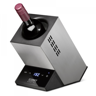 Caso Wine cooler for one bottle WineCase One Free standing, Bottles capacity 1, Inox Caso Wine cooler for one bottle WineCase One Free standing, Bottles capacity 1, Inox