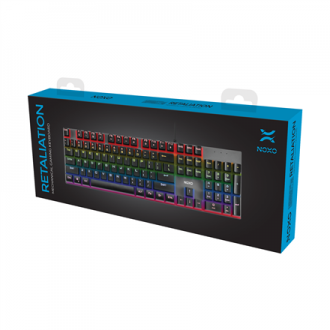NOXO Retaliation Mechanical gaming keyboard, Blue switches, EN/RU