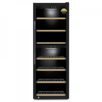Caso Smart Wine Cooler WineExclusive 126 Energy efficiency class G, Free standing, Bottles capacity 126 bottles, Cooling type Co Caso Smart Wine Cooler WineExclusive 126 Energy efficiency class G, Free standing, Bottles capacity 126 bottles, Cooling type Co