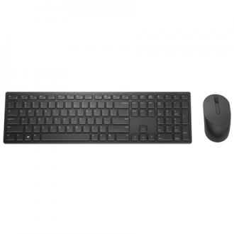 Dell Pro Keyboard and Mouse KM5221W Wireless, Batteries included, EE, Black Dell Pro Keyboard and Mouse KM5221W Wireless, Batteries included, EE, Black