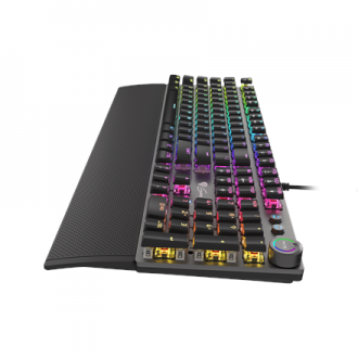 Genesis THOR 400 RGB Gaming keyboard, RGB LED light, US, Black/Slate, Wired