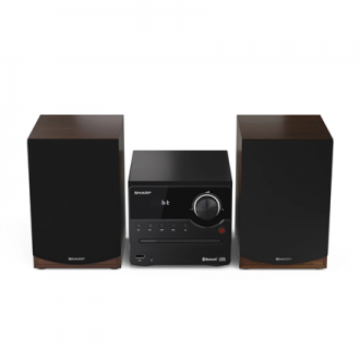 Sharp XL-B512(BR) Hi-Fi Micro System, CD/FM/USB/Bluetooth v5.0, 45W, Brown