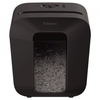 Fellowes Powershred LX25 Black, 11.5 L, Credit cards shredding, Cross-Cut Shredder, Paper handling standard/output 6 sheets per 
