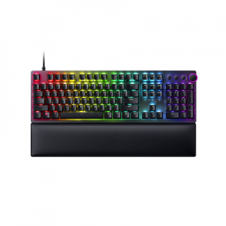 Razer Huntsman V2 Optical Gaming Keyboard RGB LED light, RU, Wired, Black, Linear Red Switch, Numeric keypad