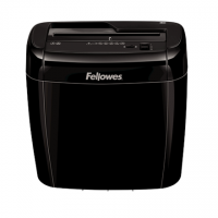Fellowes Powershred 36C Black, 12 L, Credit cards shredding, Cross-Cut Shredder, Warranty 12 month(s)