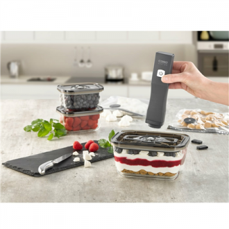 Caso Vacu OneTouch Vacuum sealer Eco-Set Black Caso Vacu OneTouch Vacuum sealer Eco-Set Black