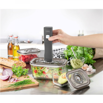 Caso Vacu OneTouch Vacuum sealer Eco-Set Black Caso Vacu OneTouch Vacuum sealer Eco-Set Black