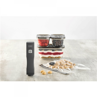 Caso Vacu OneTouch Vacuum sealer Eco-Set Black Caso Vacu OneTouch Vacuum sealer Eco-Set Black