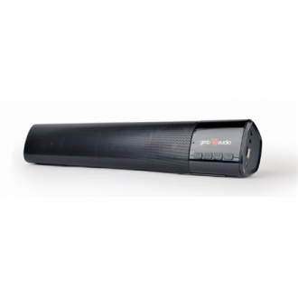 Gembird Bluetooth soundbar SPK-BT-BAR400-01 2 x 5 W, Bluetooth, Portable, Wireless connection, Black Gembird Bluetooth soundbar SPK-BT-BAR400-01 2 x 5 W, Bluetooth, Portable, Wireless connection, Black
