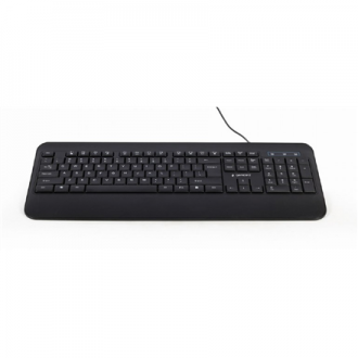Gembird Multimedia Keyboard KB-UML-03 Wired, US, Black