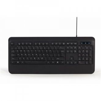 Gembird Multimedia Keyboard KB-UML-03 Wired, US, Black Gembird Multimedia Keyboard KB-UML-03 Wired, US, Black