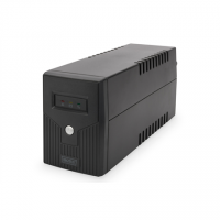 Digitus Line-Interactive UPS DN-170063, 600VA, 360W, 1x 12V/7Ah battery, 2x CEE 7/7 outlet, 2x RJ-11, 1x USB 2.0 type B, LED, Si