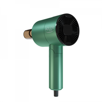 Adler Hair Dryer AD 2265 1100 W, Number of temperature settings 2, Green Adler Hair Dryer AD 2265 1100 W, Number of temperature settings 2, Green