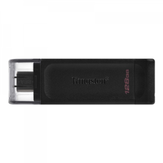 Kingston USB Flash Drive DataTraveler 70 128 GB, USB 3.2 Gen 1 Type-C, Black