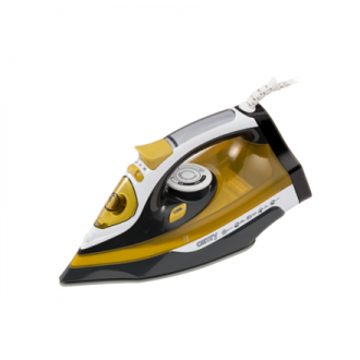 Camry Iron CR 5029 Steam Iron, 2400 W, Continuous steam 40 g/min, Steam boost performance 70 g/min, White/Black/Gold Camry Iron CR 5029 Steam Iron, 2400 W, Continuous steam 40 g/min, Steam boost performance 70 g/min, White/Black/Gold