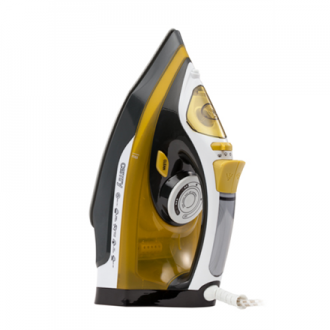 Camry Iron CR 5029 Steam Iron, 2400 W, Continuous steam 40 g/min, Steam boost performance 70 g/min, White/Black/Gold Camry Iron CR 5029 Steam Iron, 2400 W, Continuous steam 40 g/min, Steam boost performance 70 g/min, White/Black/Gold