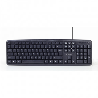 Gembird 4-in-1 Multimedia office set KBS-UO4-01 Keyboard, Mouse, Pad and Headset Set, Wired, Mouse included, US, Black